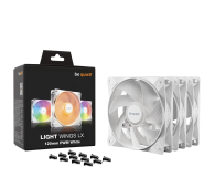 BE QUIET! Light Wings LX 120mm PWM White Triple Pack 3x120mm - 1287585 - zdjęcie 4